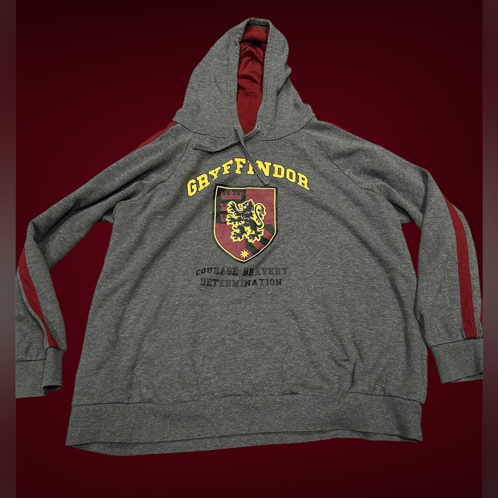 Gryffindor Gray and Maroon hoodie